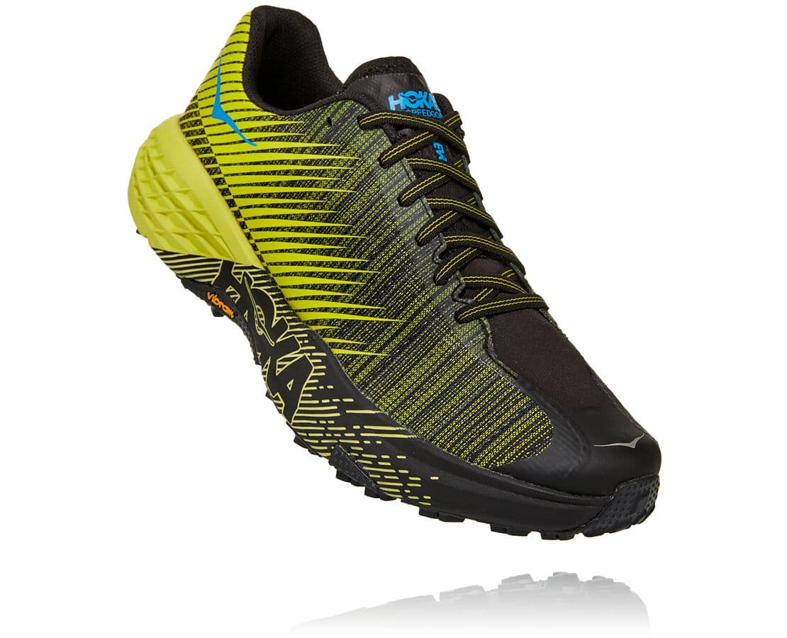 Hoka One One Evo Speedgoat Férfi Túracipő / Fekete [JFLWH-5078]